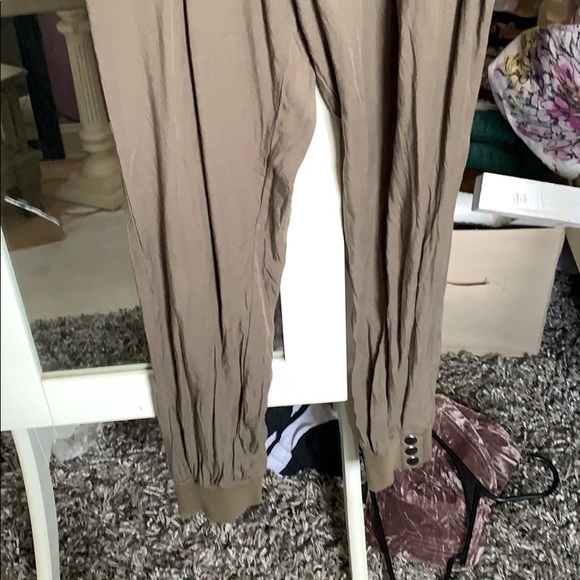 Anthropologie army green jogger pants - Picture 2 of 5